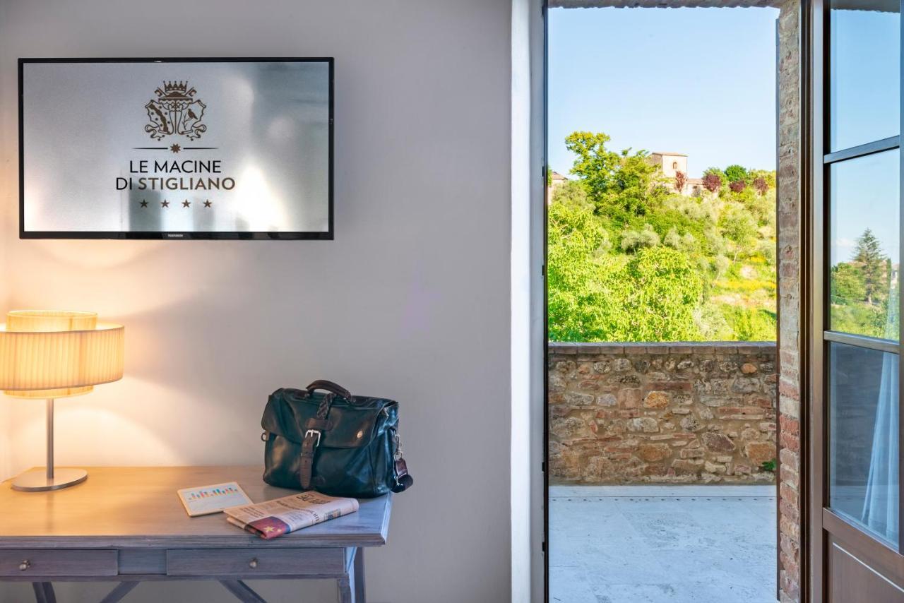 Relais Le Macine Di Stigliano Hotel Sovicille Bagian luar foto