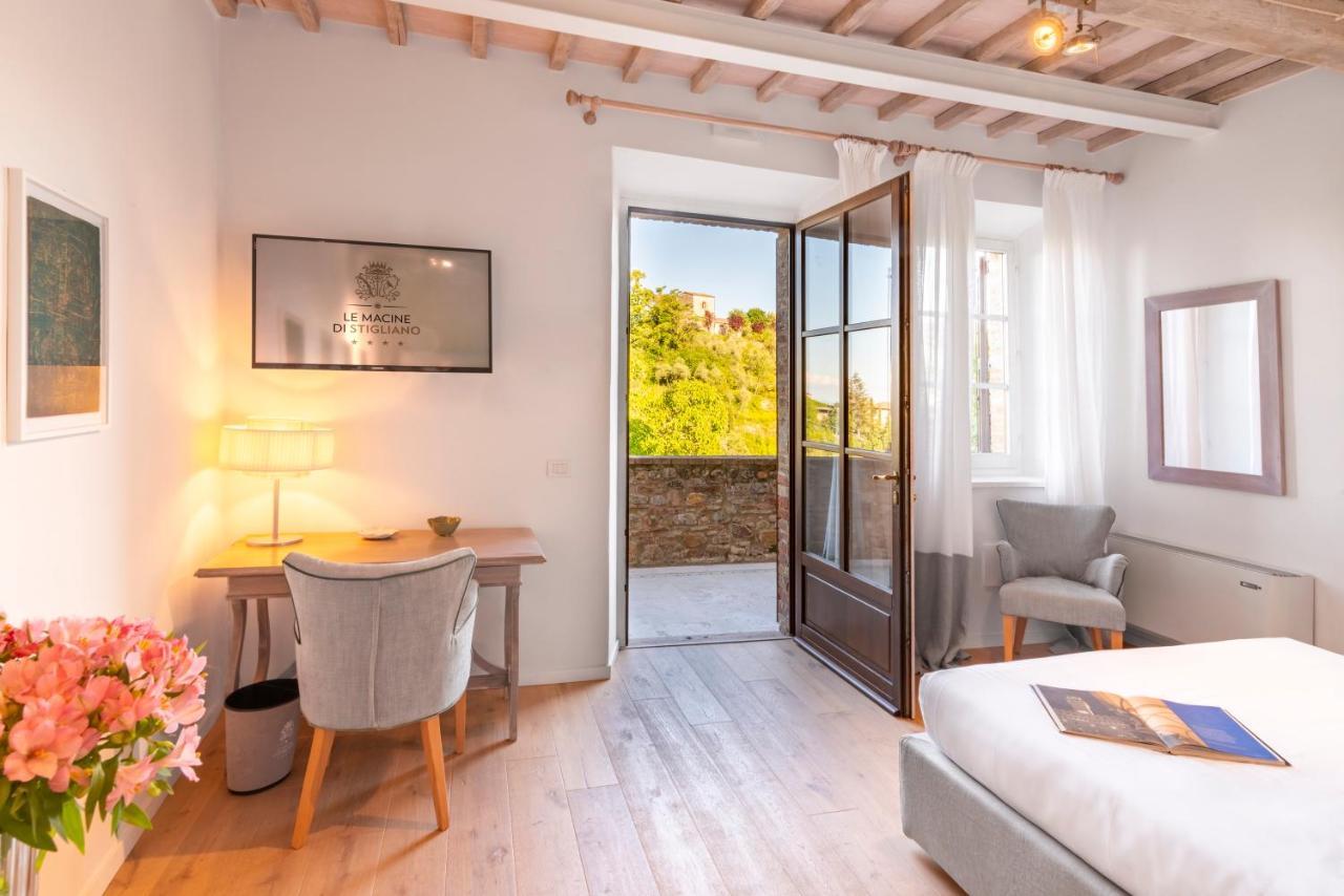 Relais Le Macine Di Stigliano Hotel Sovicille Bagian luar foto
