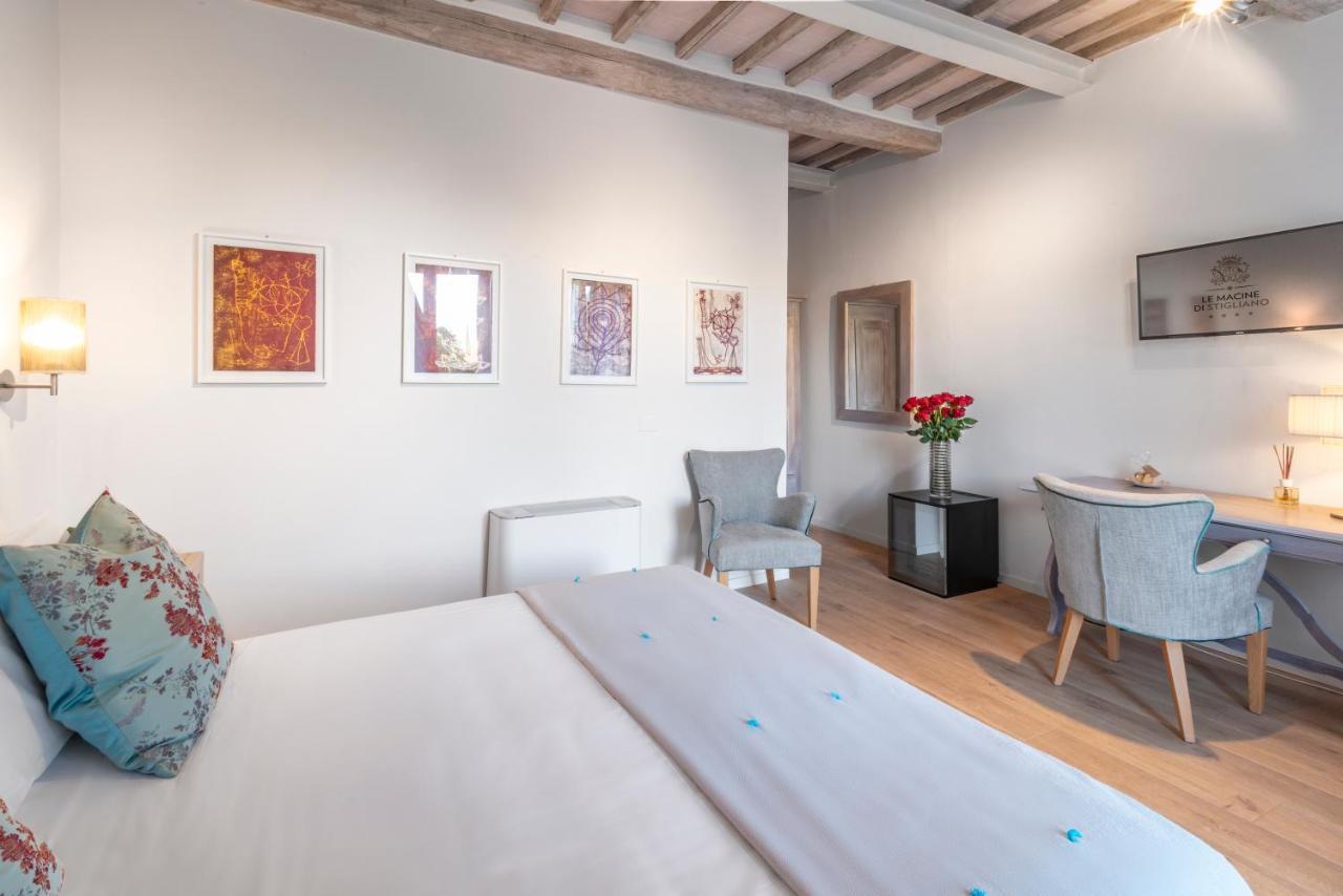 Relais Le Macine Di Stigliano Hotel Sovicille Bagian luar foto